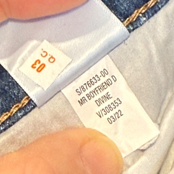 Old Navy Mid Rise Boyfriend Jeans Divine Size 12 - Picture 14 of 14